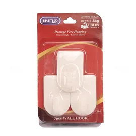 Inzo Wallhook Big In344 3Pcs