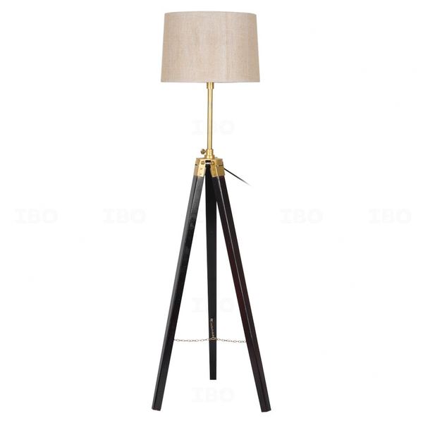 Quace Brown Tripod Floor Lamp