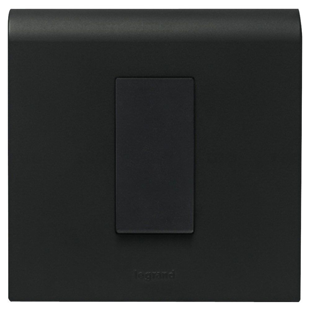 Legrand Myrius Regular Black 1 Way 16 A Modular Switch