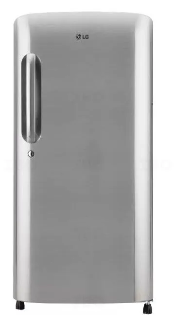 LG 185L , Shiny Steel Finish Direct Cool Refrigerator GL-B201APZD