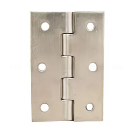 Salvor RLWY SS Matte 3 in. x 12 mm Stainless Steel Railway Hinge