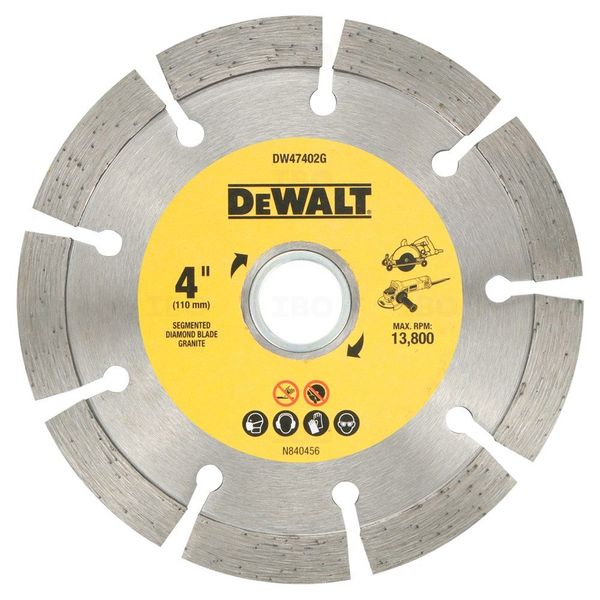 Dewalt Dw47402M-In 110x20x10mm Segment Diamond Marble Cutting Blade