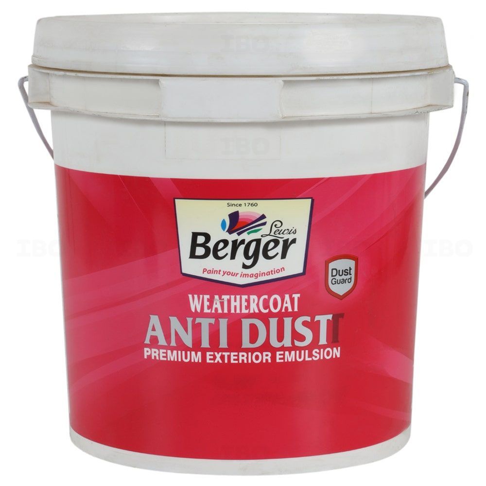 Berger Paints WeatherCoat Anti Dustt 9 L W1 Base Interior Emulsion - Base