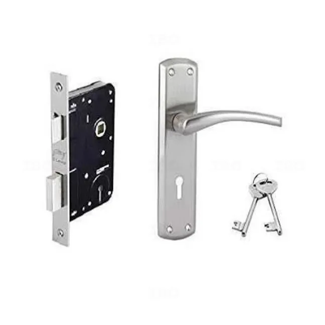 Godrej 7383 ELC01 SS matt Mortise on Plate Set (Key Type)
