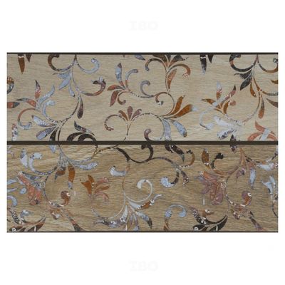 Kajaria Cedar Teak Decor Glossy 450 mm x 300 mm Ceramic Wall Tile Kajaria Cedar Teak Decor Glossy 450 mm x 300 mm Ceramic Wall Tile