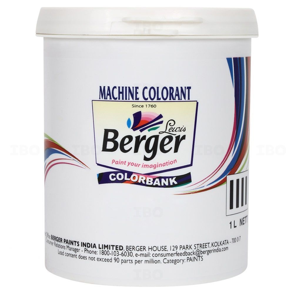 Berger Paints Bright Red 1 L Machine Colorant