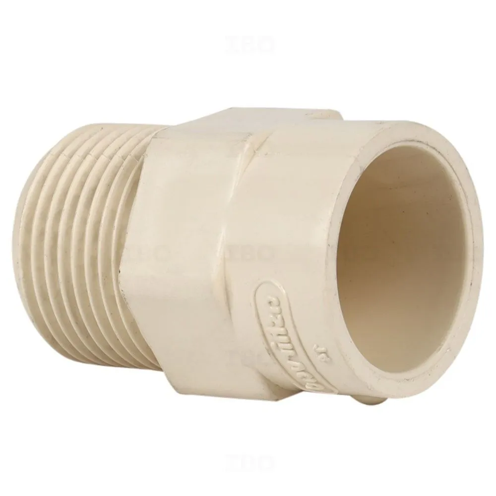 Ashirvad FlowGuard Plus ¾ in. (20 mm) CPVC Adaptor - MTA Ashirvad FlowGuard Plus ¾ in. (20 mm) CPVC Adaptor - MTA