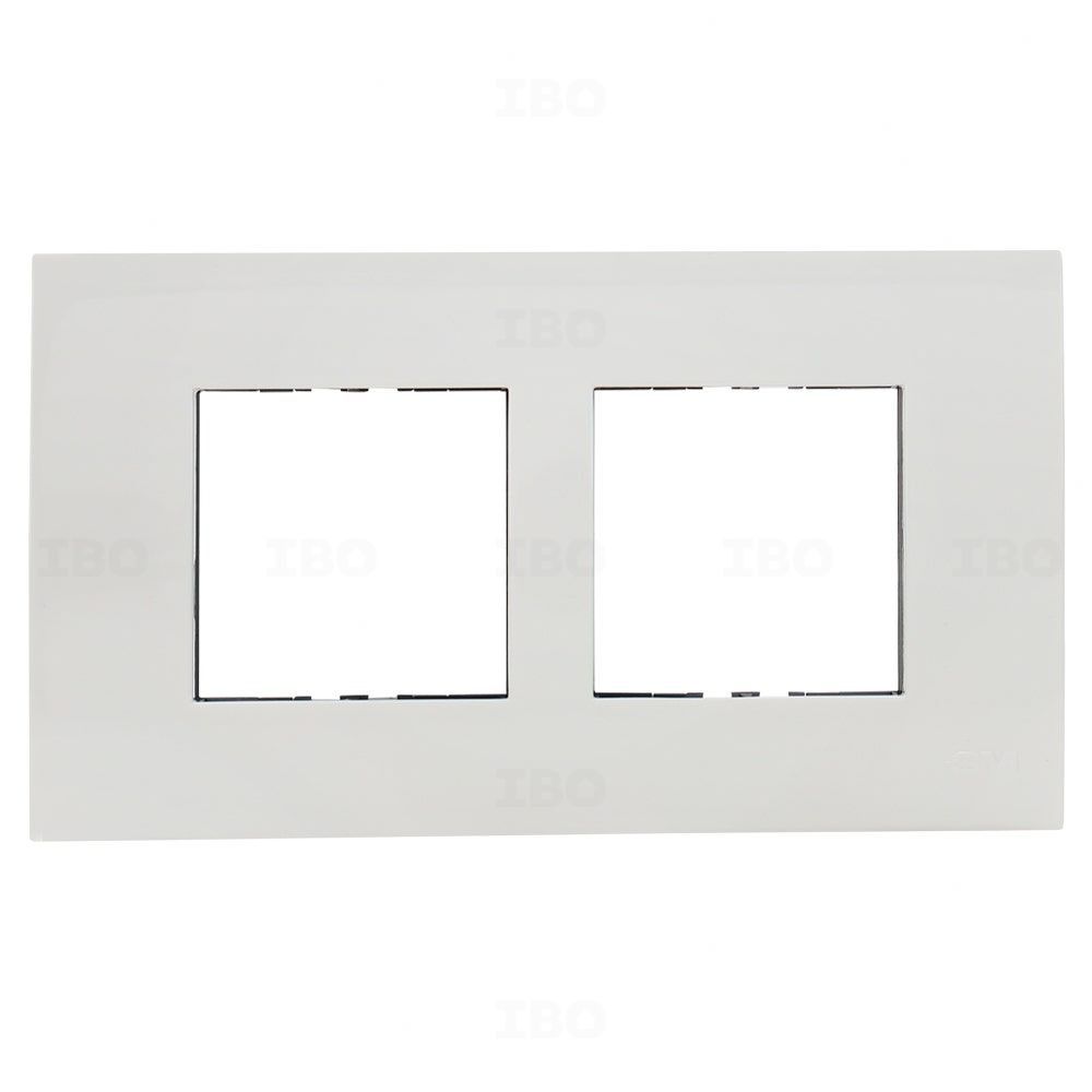 GM FourFive Casablanca 4 Module Semi-Glossy White Switch Board Plate GM FourFive Casablanca 4 Module Semi-Glossy White Switch Board Plate