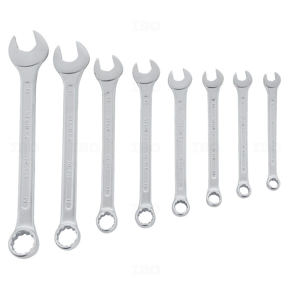 Stanley Cast Iron Double Open End Matric Spanner Set, Packaging: Packet