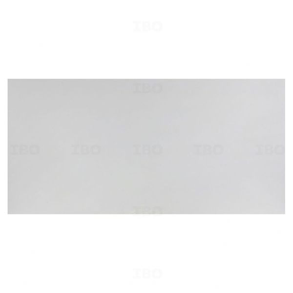 Naveen Tiles 4200 Plain White Glossy 1200 mm x 600 mm GVT Tile