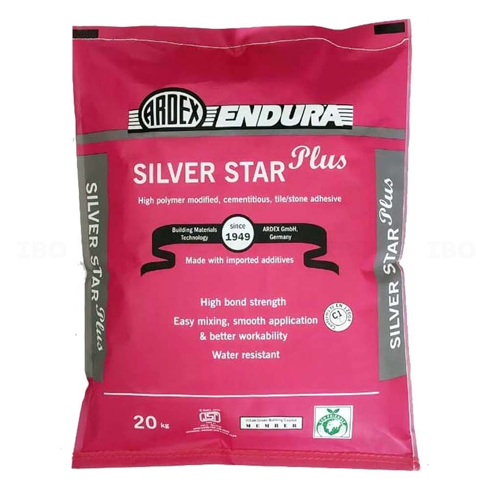 Ardex Endura Silver Star Plus 20 kg Grey Tile Cementitious Adhesive