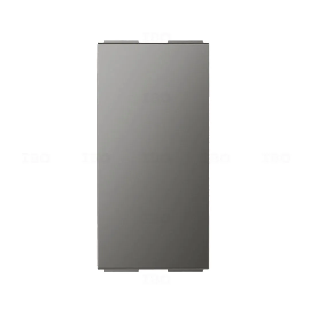 GM G-Nine Genia 1 Module Glossy White Blank Plate Cover GM G-Nine Genia 1 Module Glossy White Blank Plate Cover