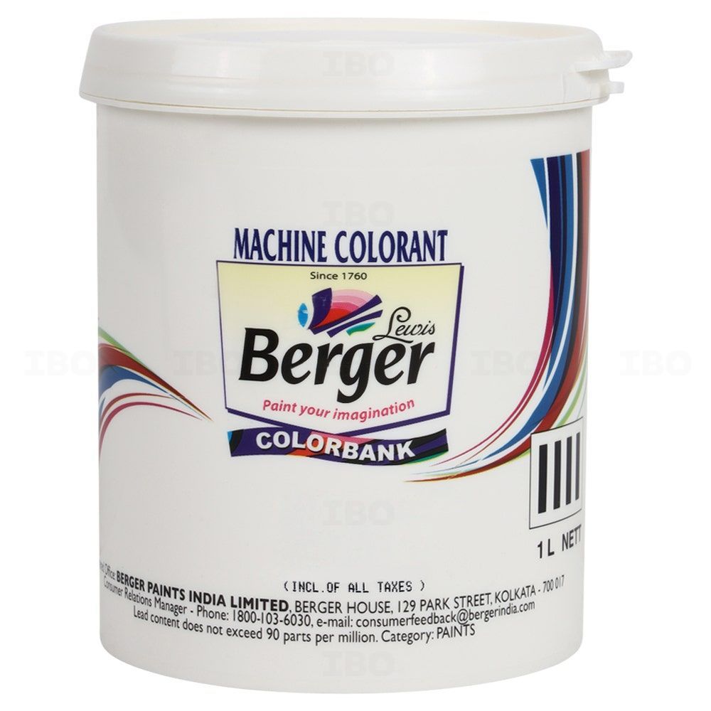 Berger Paints White 1 L Machine Colorant