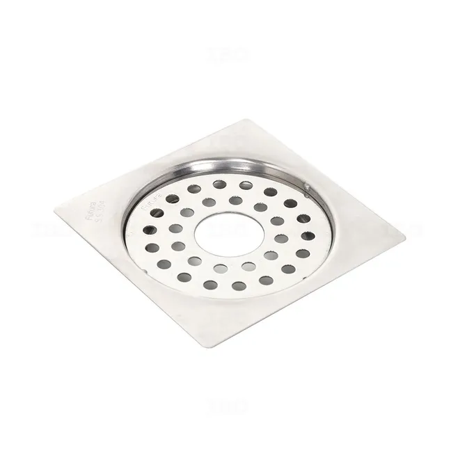 Futura 5 in. x 5 in. Square Stainless Steel Floor Drain