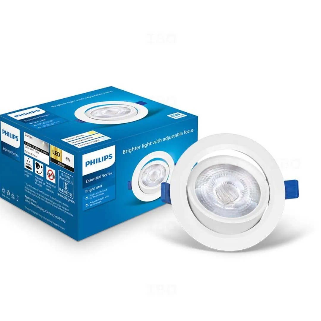 Philips 6W 3000k BrightSpot Tiltable LED COB Light