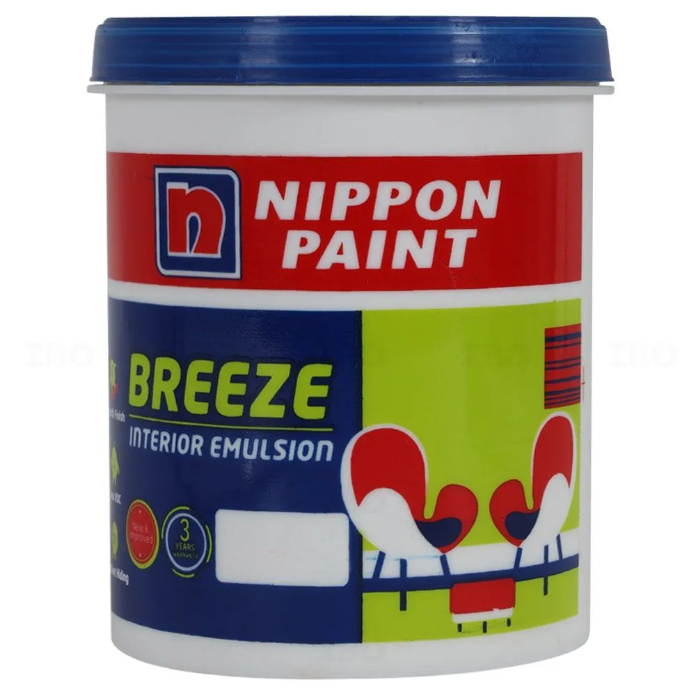 Nippon Breeze 1 L White Interior Emulsion - Color
