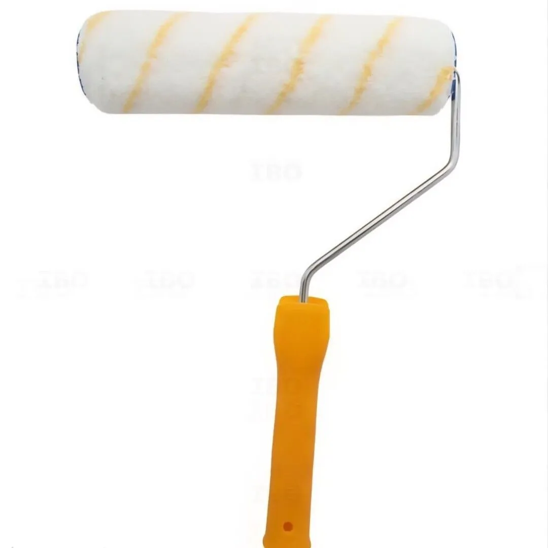 Unbranded 9 in. Paint Roller 9" Yellow Line (P) - Int Interior Wall Roller