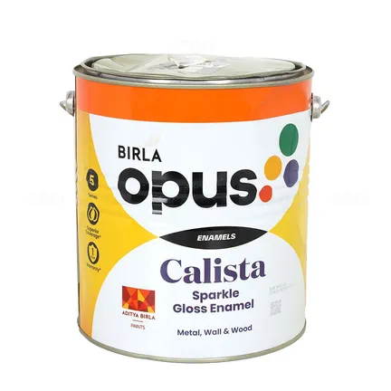 BIRLA opus SGE 20 Calista Sparkle Gloss 4 L Brown Enamel-Color BIRLA opus SGE 20 Calista Sparkle Gloss 4 L Brown Enamel-Color