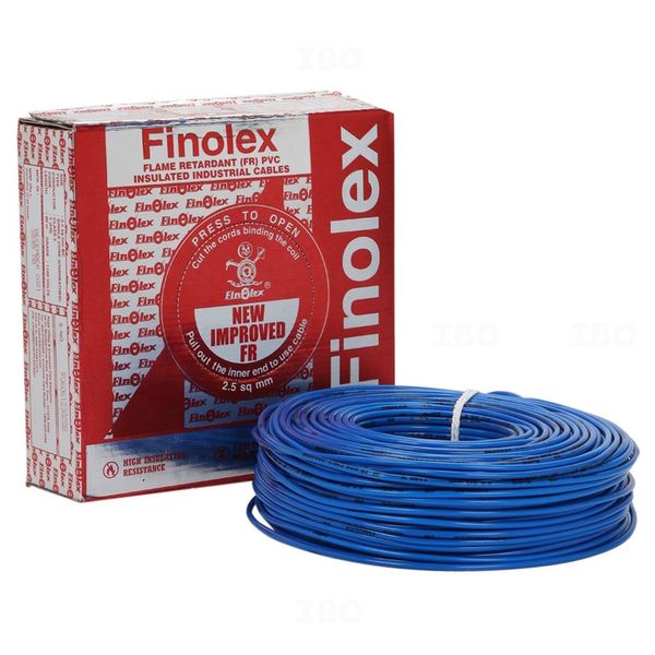 Finolex Silver 2.5 sq mm Blue 90 m FR PVC Insulated Wire