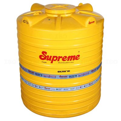 Supreme 3 Layer Yellow 1500 L Overhead Tank Supreme 3 Layer Yellow 1500 L Overhead Tank