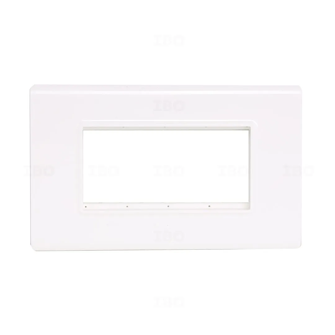 Legrand Allzy 4 Module Matte White Switch Board Plate