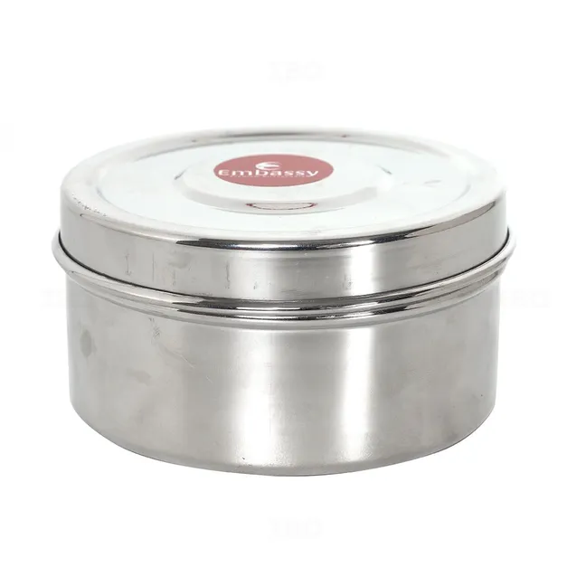 embassy EM1225 No 7 (113D x 70H) SS 26 G Round Container