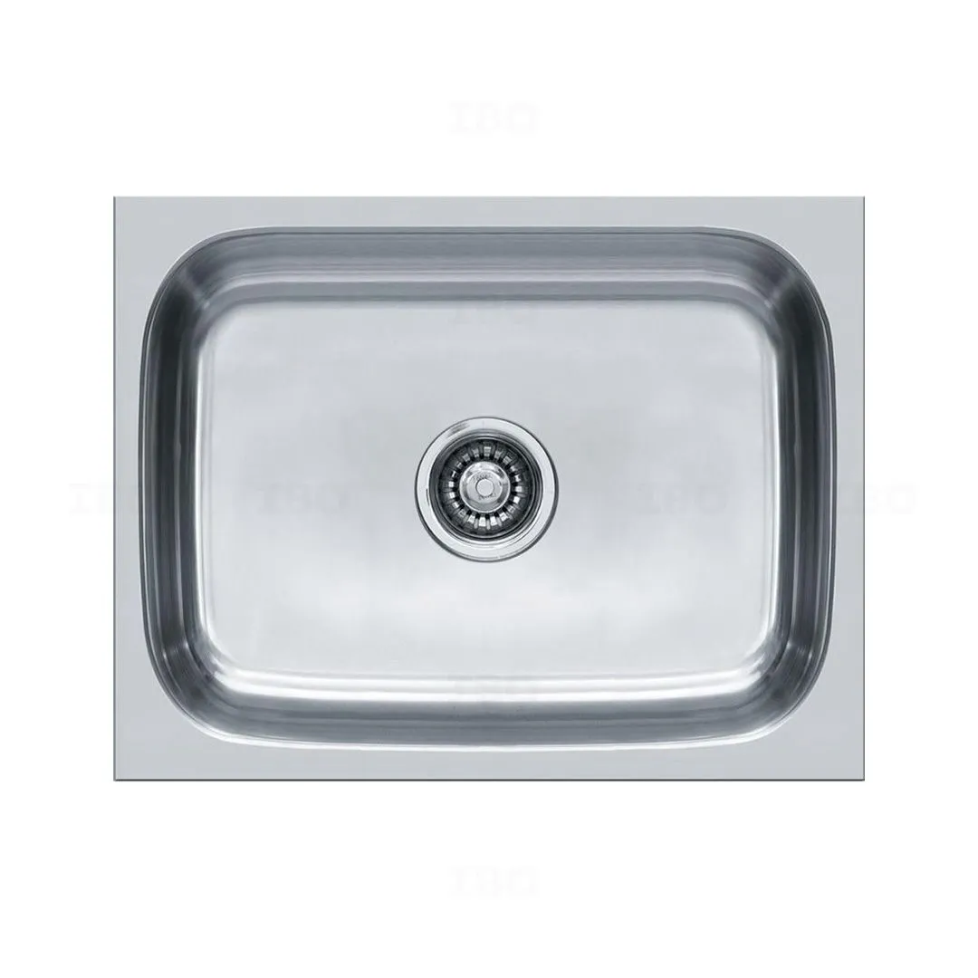 Franke Insti 21 in. x 18 in. Satin 304 Grade Stainless Steel Single Bowl Sink