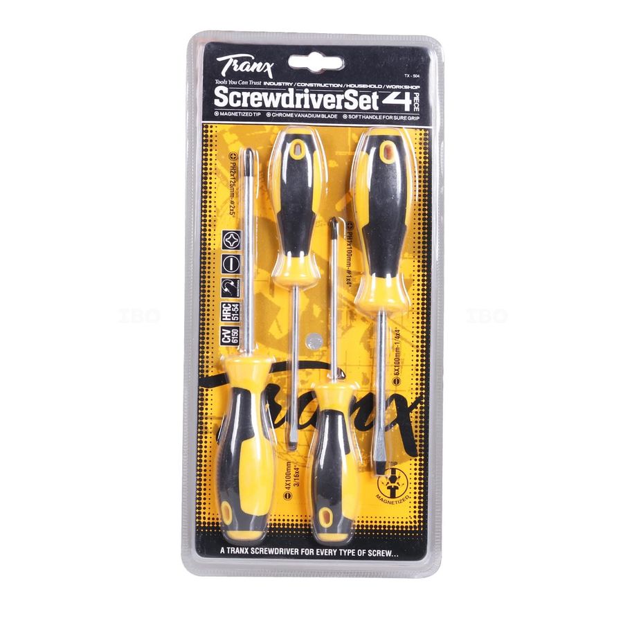 Tranx TX 504 4 pc Screwdriver Set