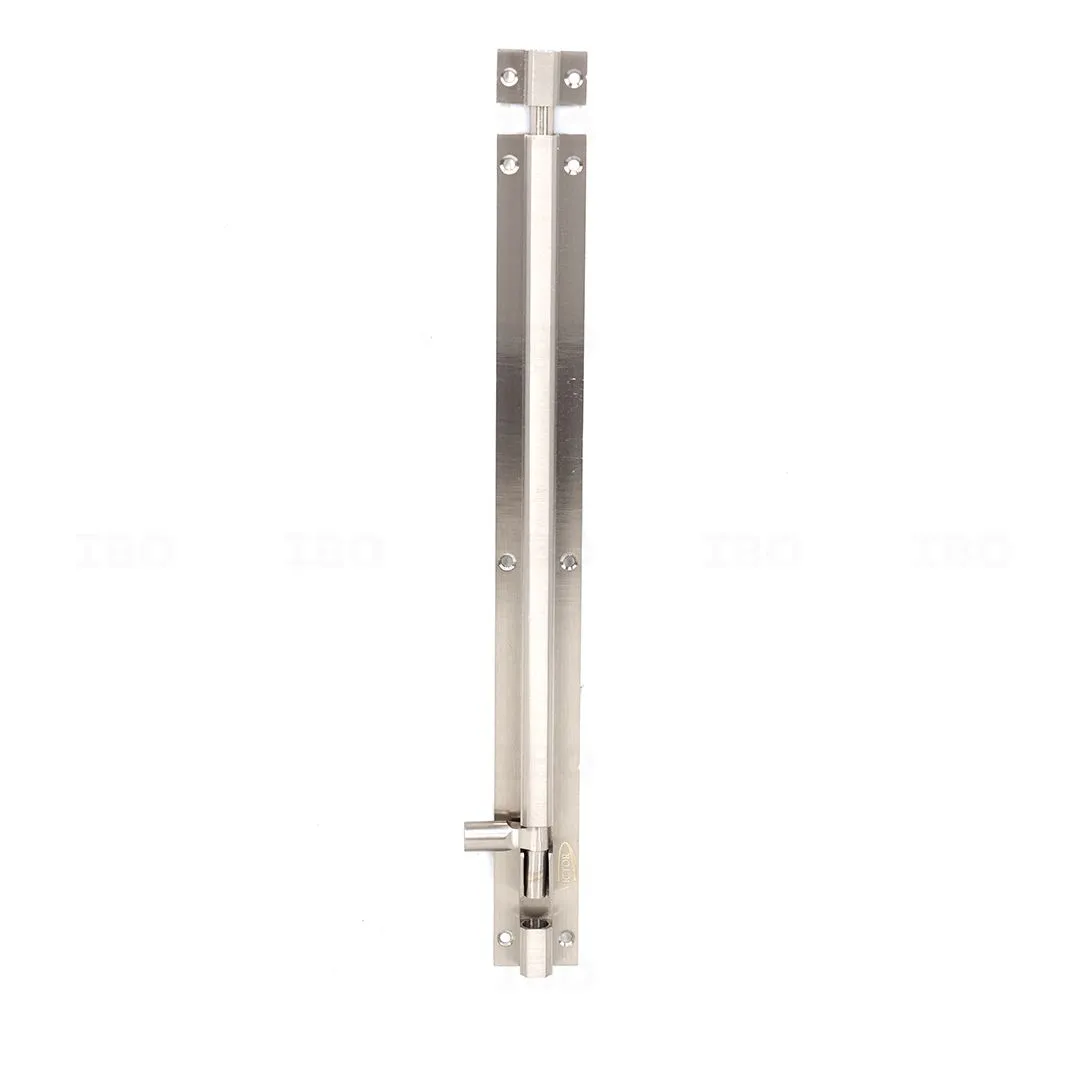 Victor VHTB129SS SS Matte 12 in. Brass Tower Bolt Victor VHTB129SS SS Matte 12 in. Brass Tower Bolt