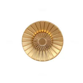 Plum FLOWER_Gold Gold Cabinet Knob