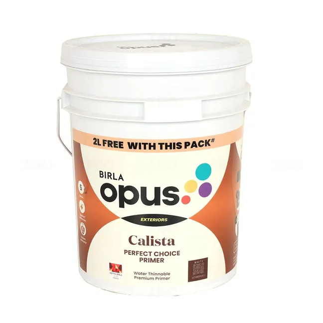 BIRLA opus PCP Calista Perfect Choice White Exterior 20 L Wall Primer BIRLA opus PCP Calista Perfect Choice White Exterior 20 L Wall Primer