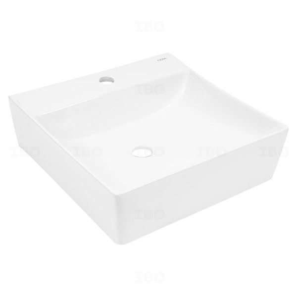 Cera 440 mm x 440 mm x 135 mm Snow White Table Top Basin