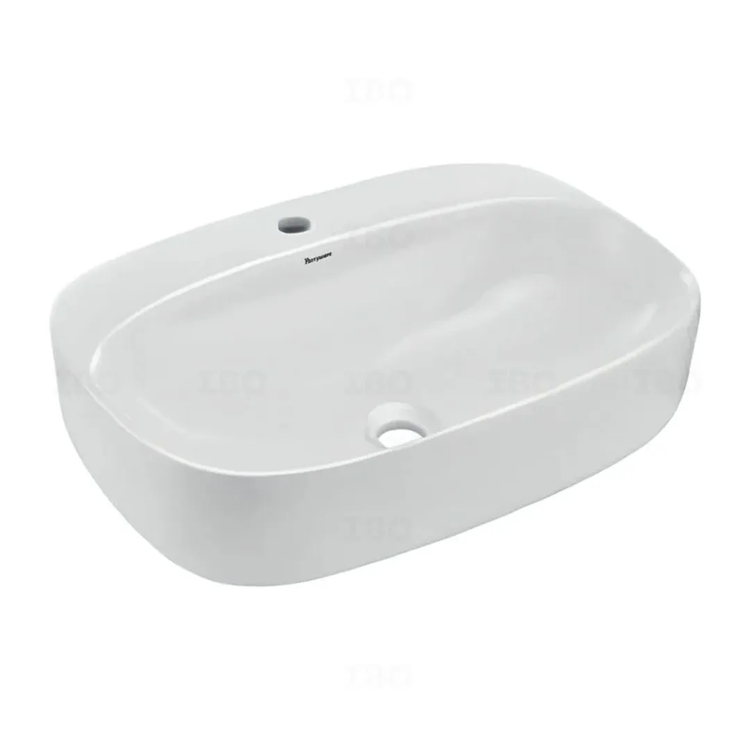 Parryware Glide 430 mm x 600 mm x 155 mm Snow White Table Top Basin