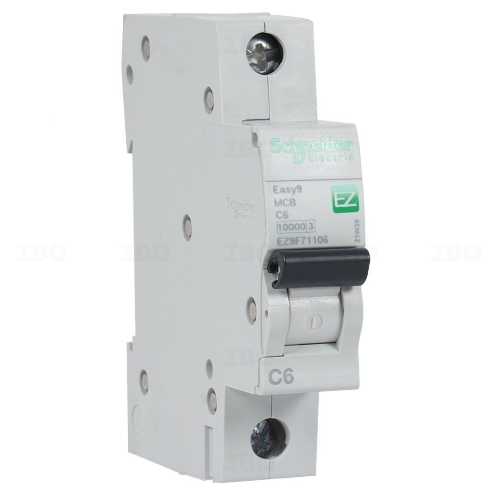 Schneider Easy 9 Single Pole 6 A C Curve MCB Schneider Easy 9 Single Pole 6 A C Curve MCB