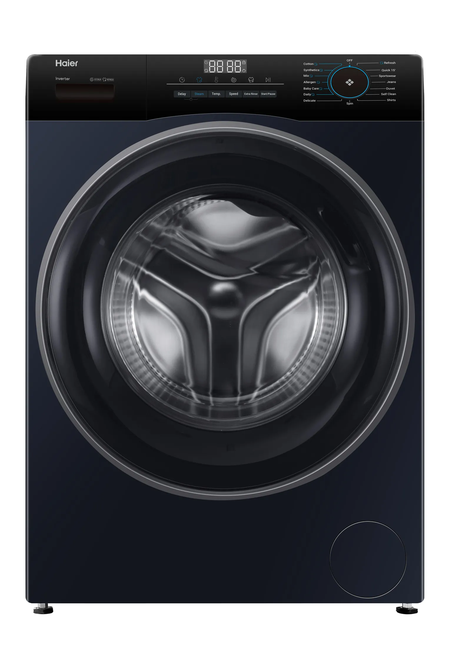 HAIER FAFL WM HW80-IM12929EBK 8KG BLU BLK