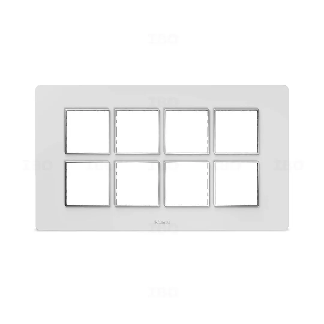 Goldmedal Air A3 16 Module Glossy Absolute White Switch Board Plate Goldmedal Air A3 16 Module Glossy Absolute White Switch Board Plate