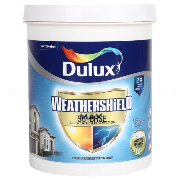 Dulux Paints Weatershield Max 1 L Ext White Base Exterior Emulsion - Base