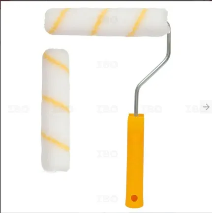 Charminar 6 in. Yellow Line Set 1 Refill + Handle Interior Wall Roller Charminar 6 in. Yellow Line Set 1 Refill + Handle Interior Wall Roller