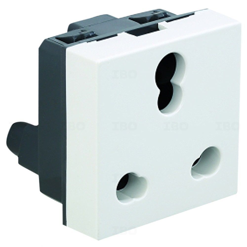 Legrand Myrius White 3 pin 16 A 2 Module Socket