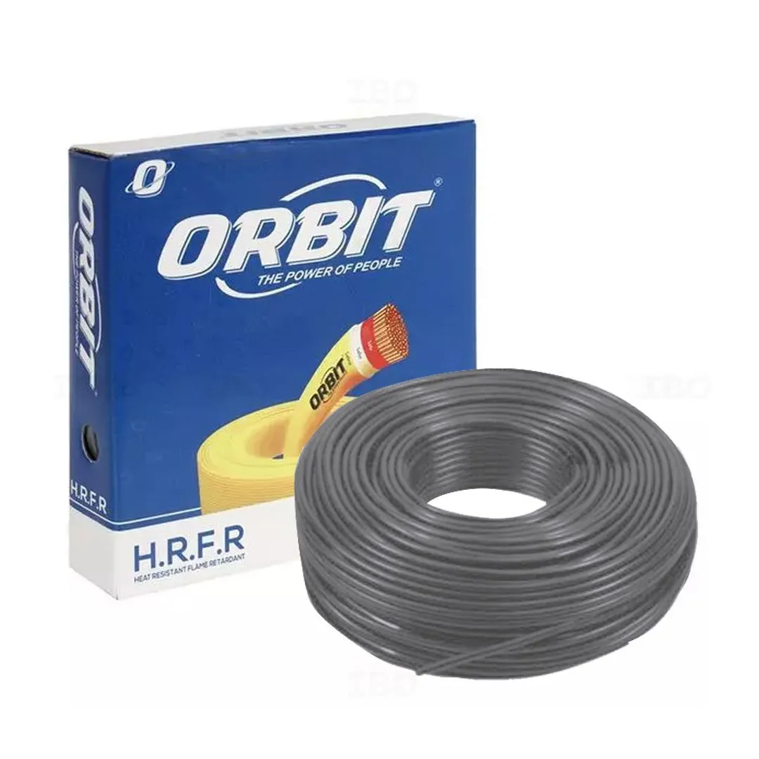 Orbit FR 1.5 sqmm Grey 100 M PVC Insulated Industrial Cable 1100 V