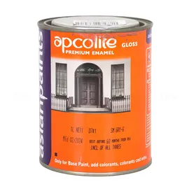 Asian Paints Apcolite Premium - Gloss 1 L Smoke Grey Enamel-Color