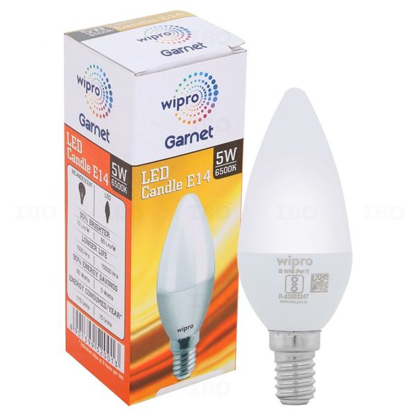 Wipro Garnet 5 W E14 Cool Day Light LED Bulb