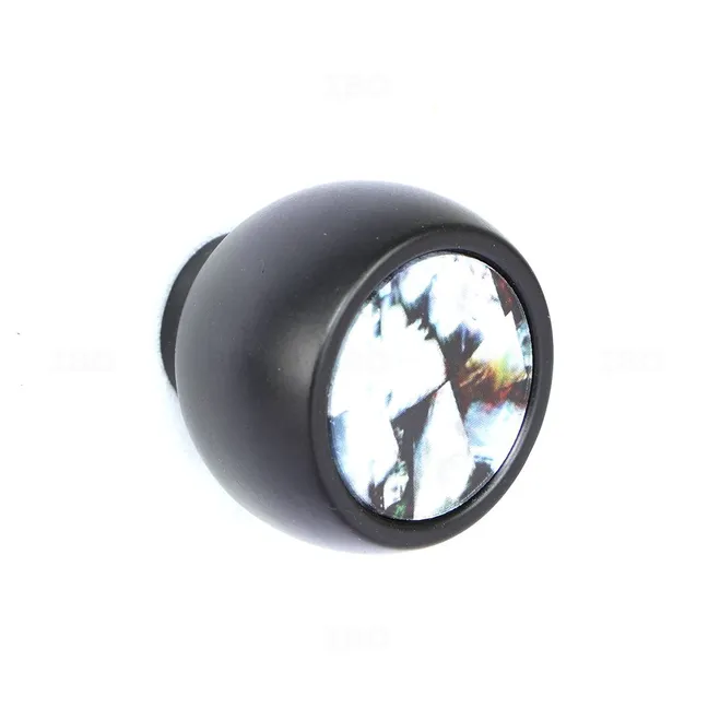 Plum PLUTO_Black Black Cabinet Knob