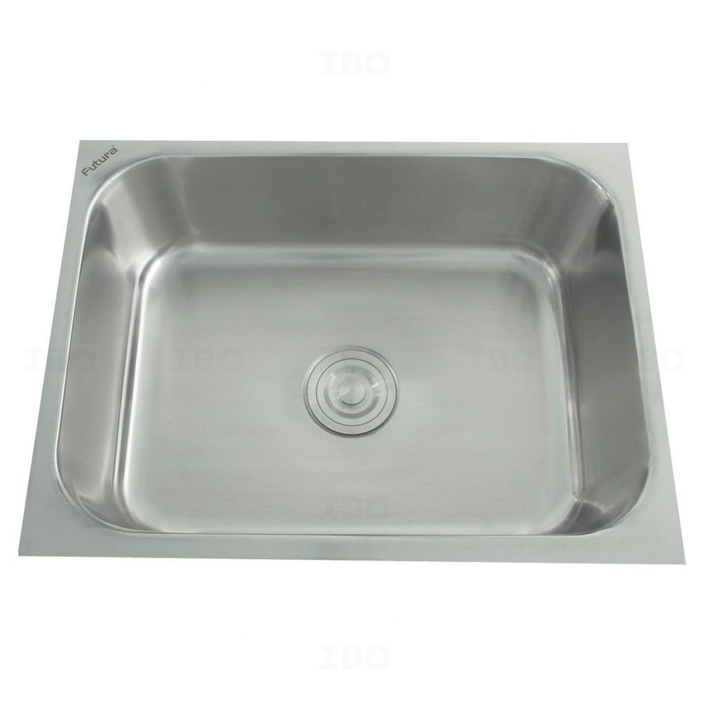 Futura Dura 24 in. x 18 in. Satin 304 Grade Stainless Steel Single Bowl Sink