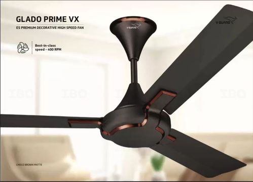V-Guard 1200mm Glado Prime VX (Choco Brown Matte) Ceiling Fan V-Guard 1200mm Glado Prime VX (Choco Brown Matte) Ceiling Fan
