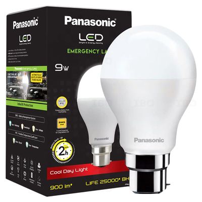 Panasonic Emergency Lamp 9 W B22 Cool Day Light LED Bulb Panasonic Emergency Lamp 9 W B22 Cool Day Light LED Bulb