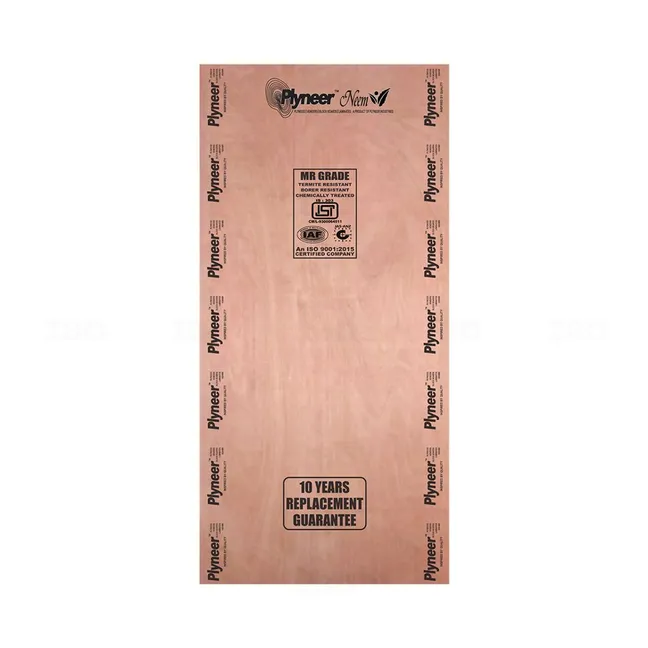 Plyneer Neem 8 ft. x 4 ft. 6 mm MR Plywood