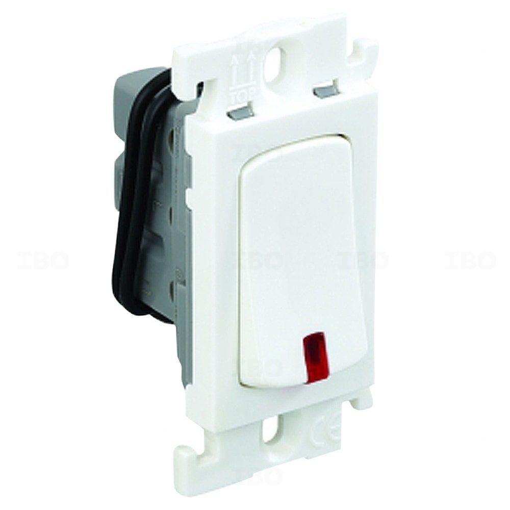 Legrand Mylinc White 1 Way 16 A Modular Switch