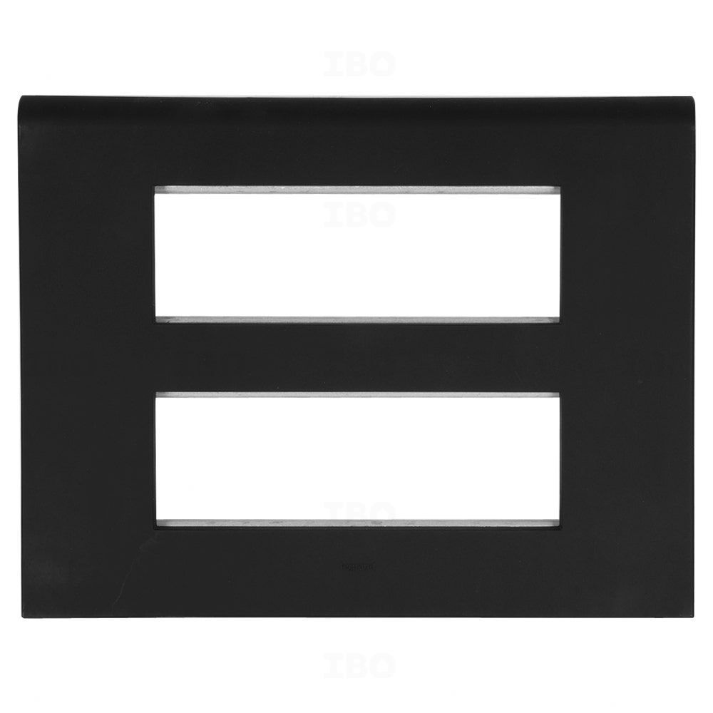 Legrand Myrius Regular 12 Module Glossy Black Switch Board Plate