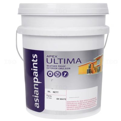 Asian Paints Apex Ultima 20 L White Exterior Emulsion - Color Asian Paints Apex Ultima 20 L White Exterior Emulsion - Color